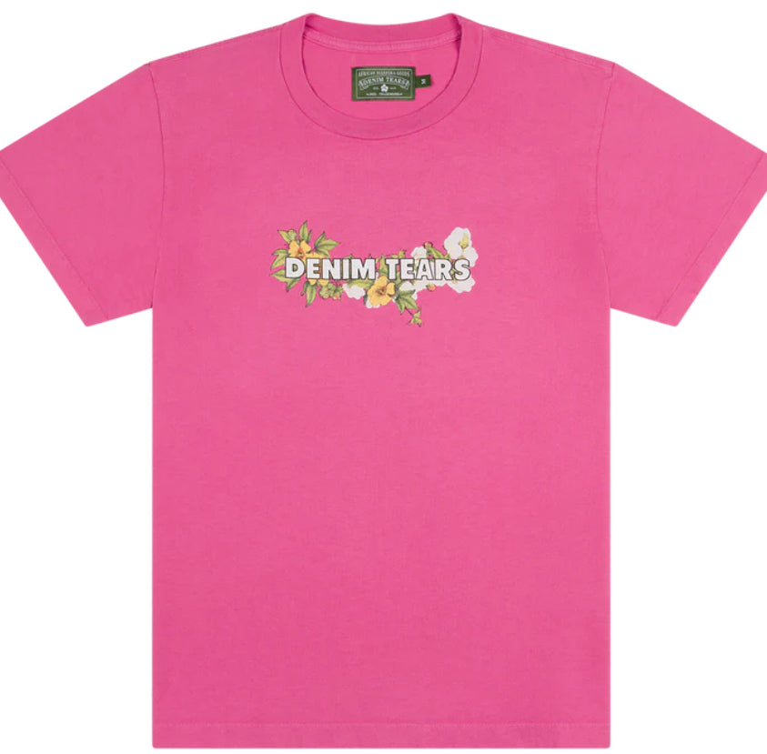 Denim Tears Logo Tee Pink