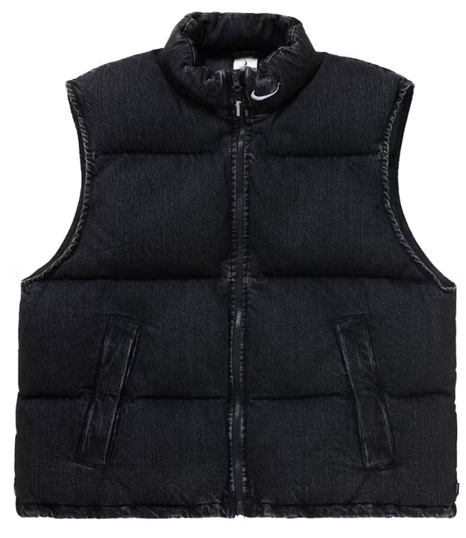 ASupreme Nike Denim Puffer Vest
Black