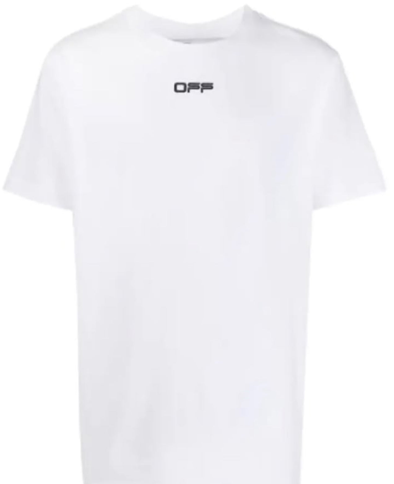 OFF-WHITE Slim Fit Airport Tape Print T-Shirt White