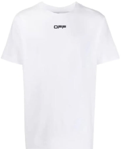 OFF-WHITE Slim Fit Airport Tape Print T-Shirt White