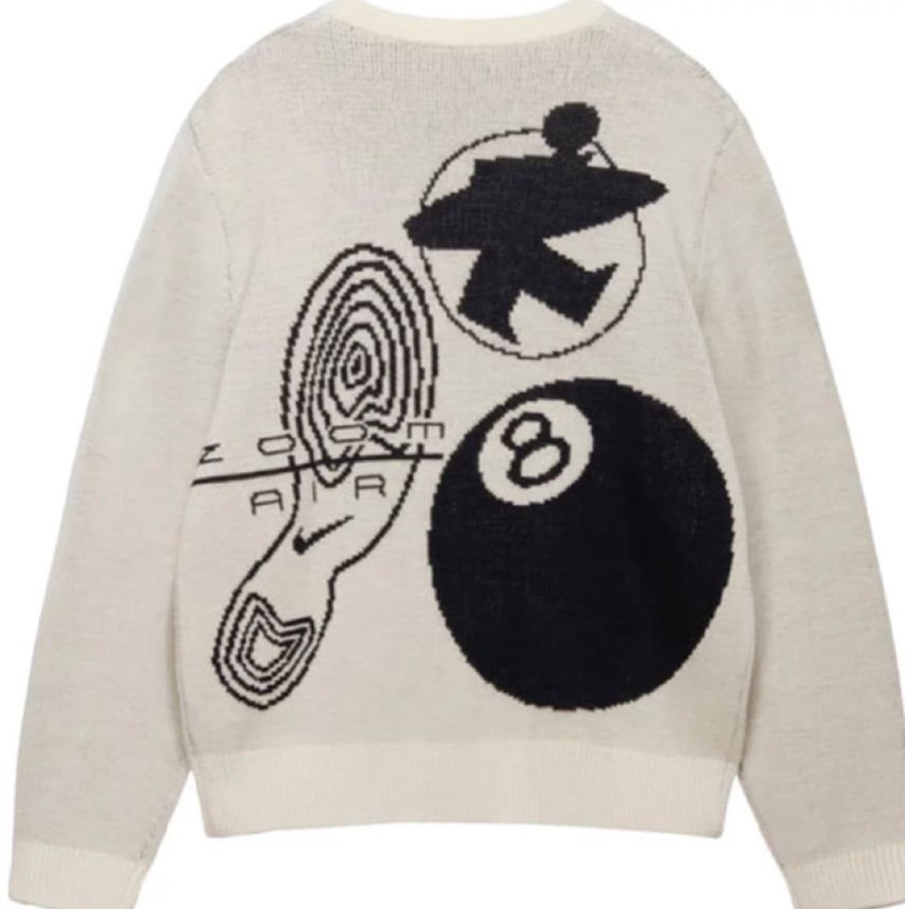 Stussy x Nike Icon Knit Sweater 'Natural'