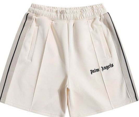 PALM ANGELS CRÈME TRACK SHORTS