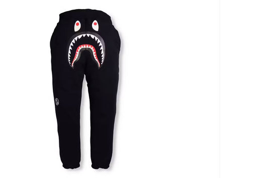 BAPE x OVO Woodland Camo Shark Reversible Sweatpants
Black