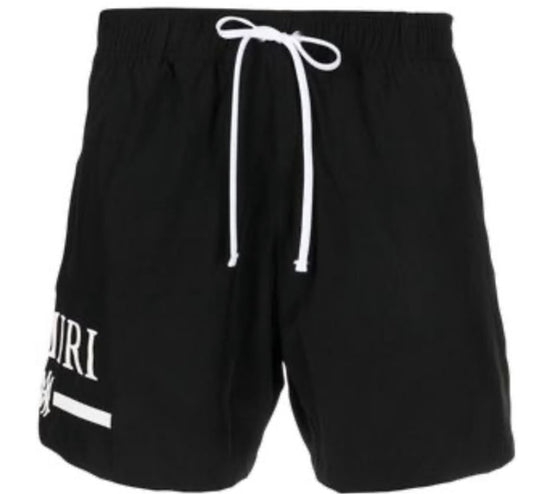 AMIRI logo-print  trunks - Black