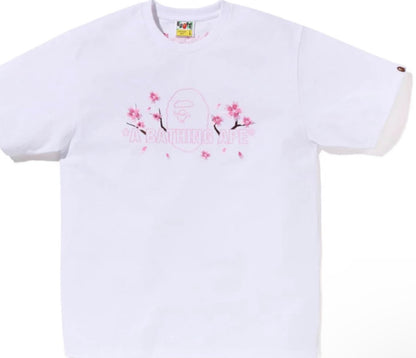 Flower tee bape white