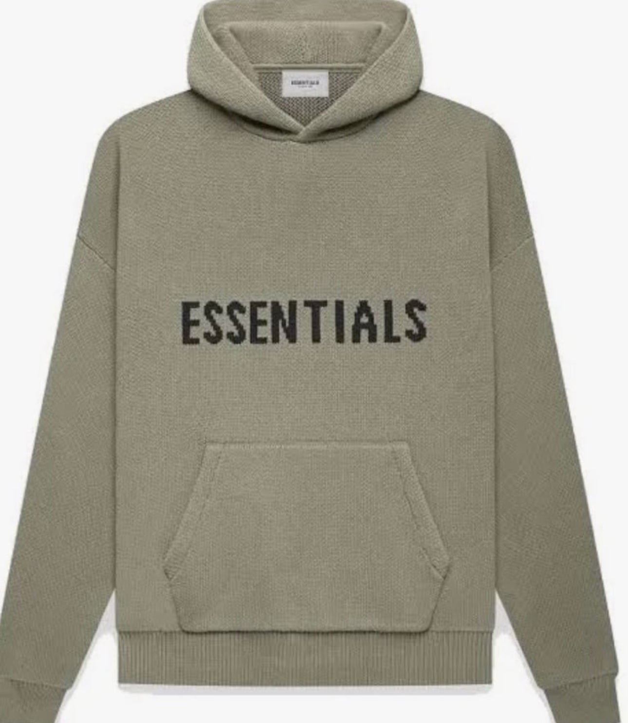 Fear of God Essentials Knit Pullover Hoodie Pistachio