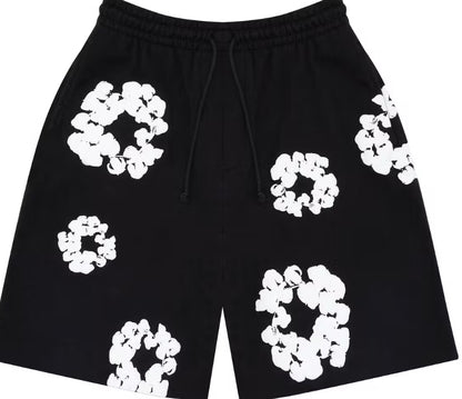 Denim Tears The Cotton Wreath Shorts
Black