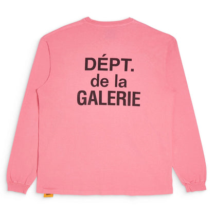 DEPT DE LA GALERIE L/S POCKET TEE Pink