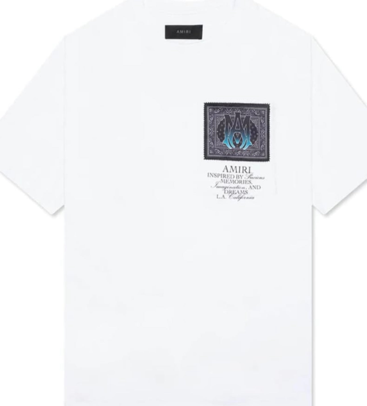 Amiri Men's Ma Bandana Tee White