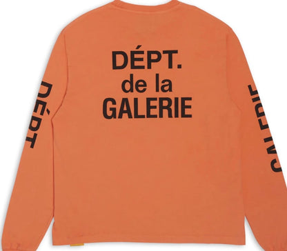 FRENCH COLLECTOR L/S TEE Gallery Orange