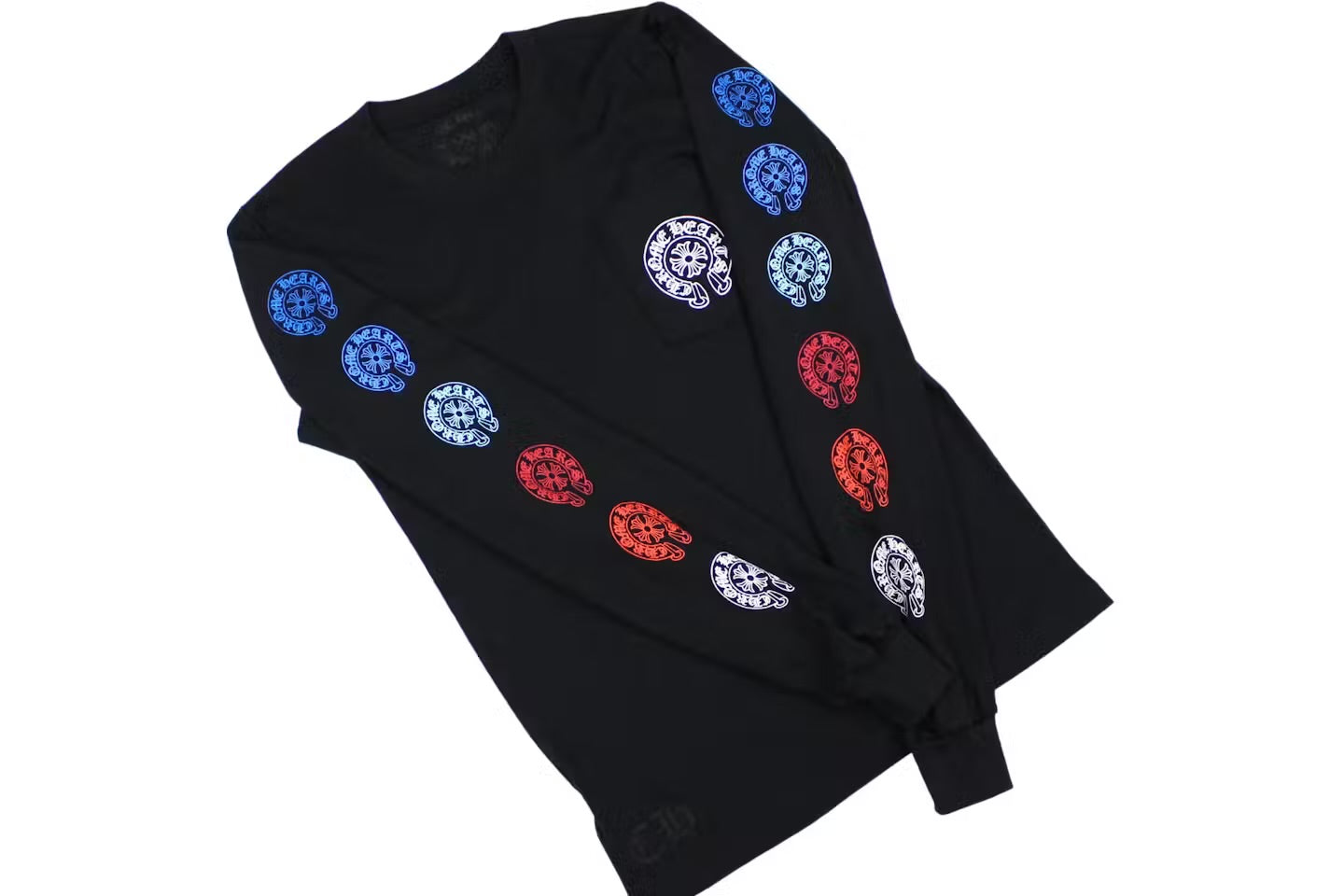 Chrome Hearts Multi Color Horse Shoe L/S T-shirt
Black