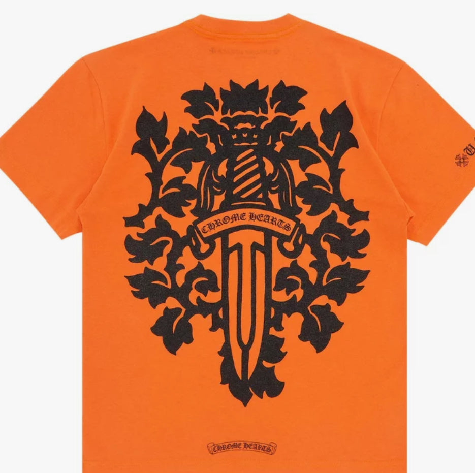 Chrome Hearts Vine Dagger T-shirt
Orange/Black