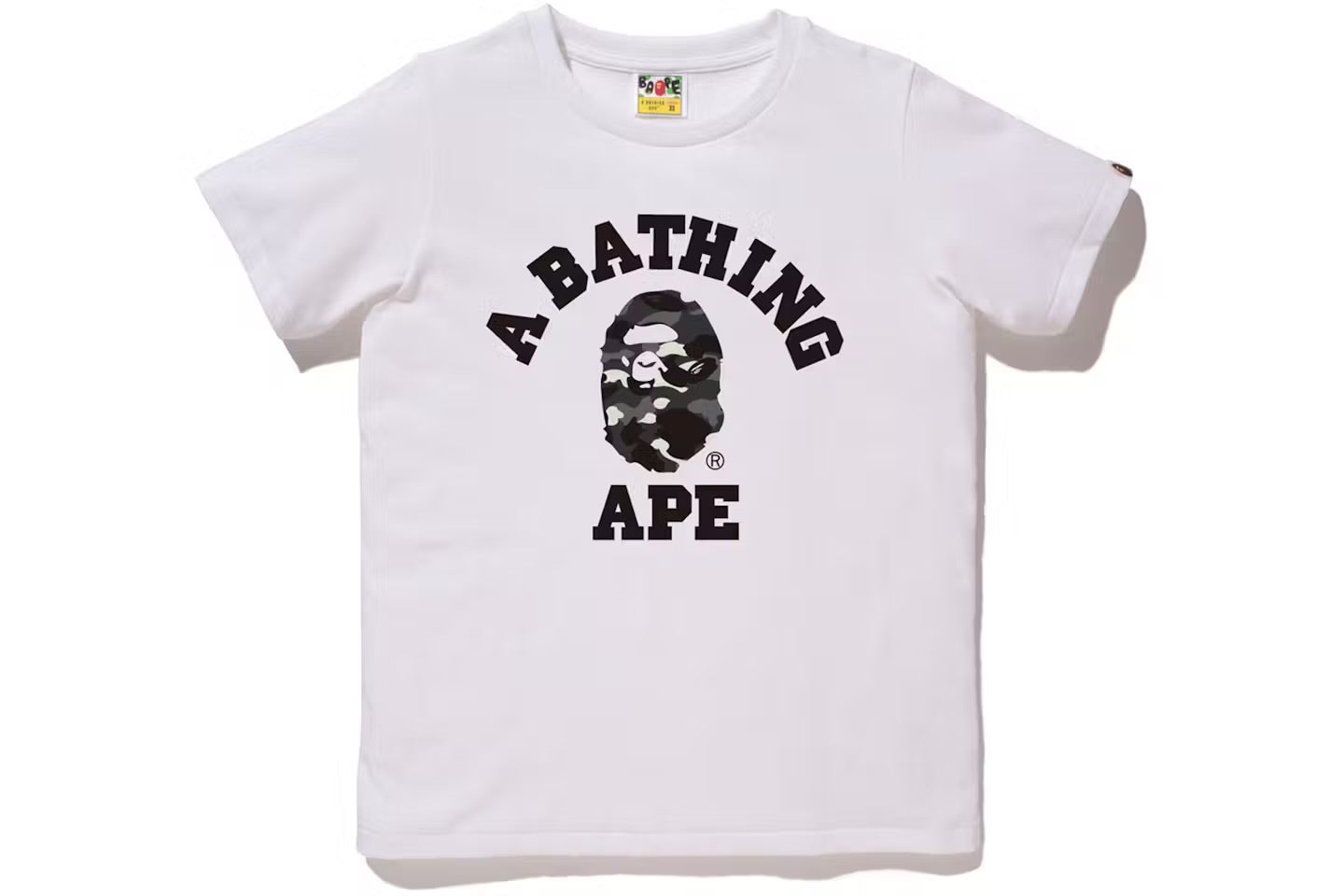 BAPE City Camo College Tee
White/Black