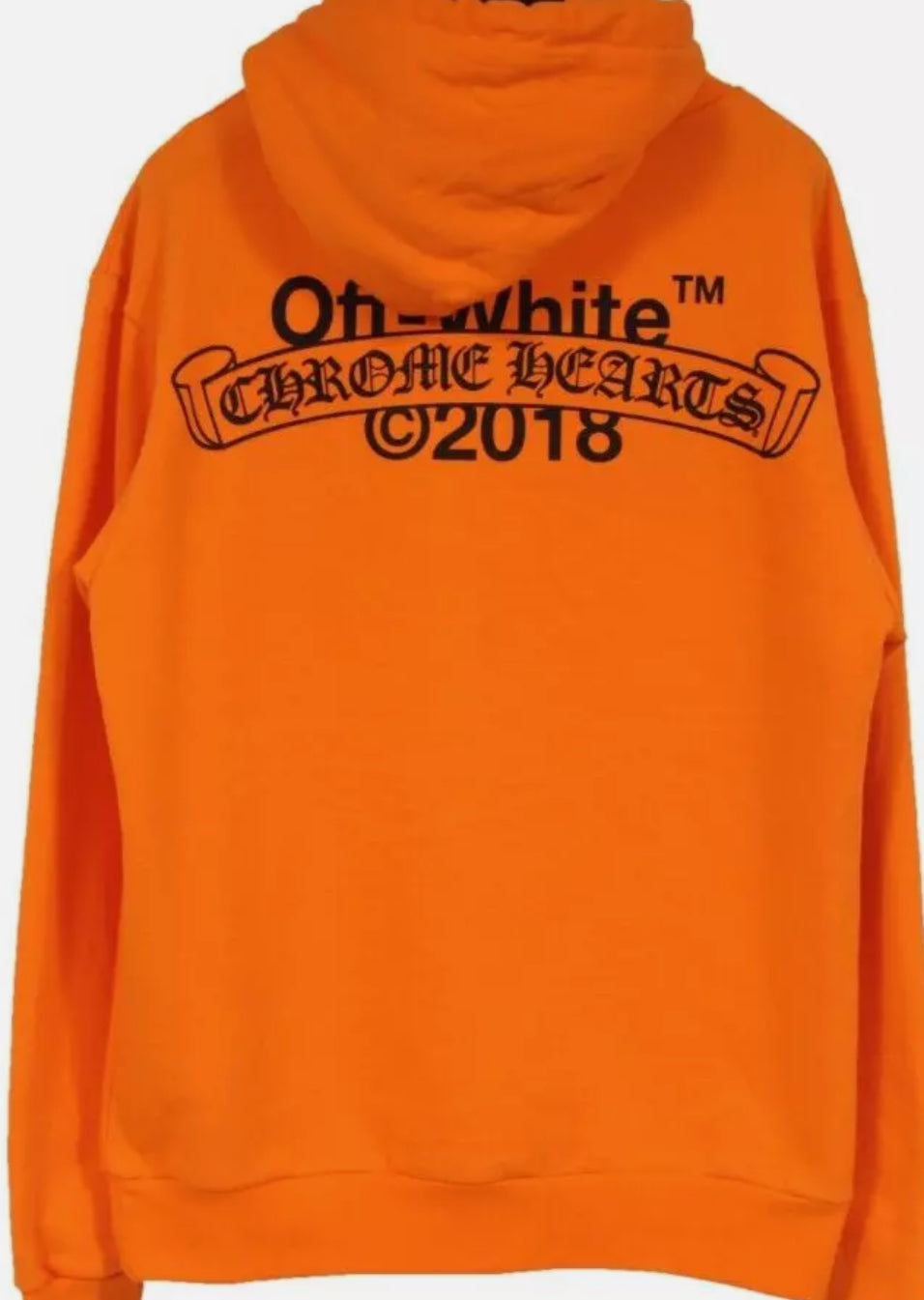 OFF-WHITE x Chrome Hearts 2018 Hoodie
Orange/Black