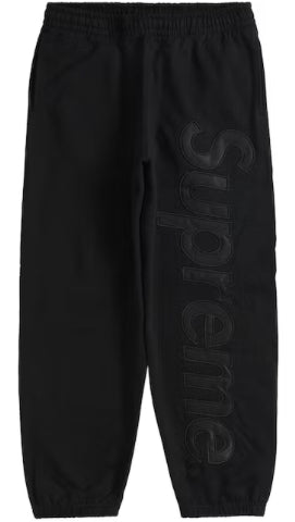 Supreme Satin Appliqué Sweatpant (FW23)
Black