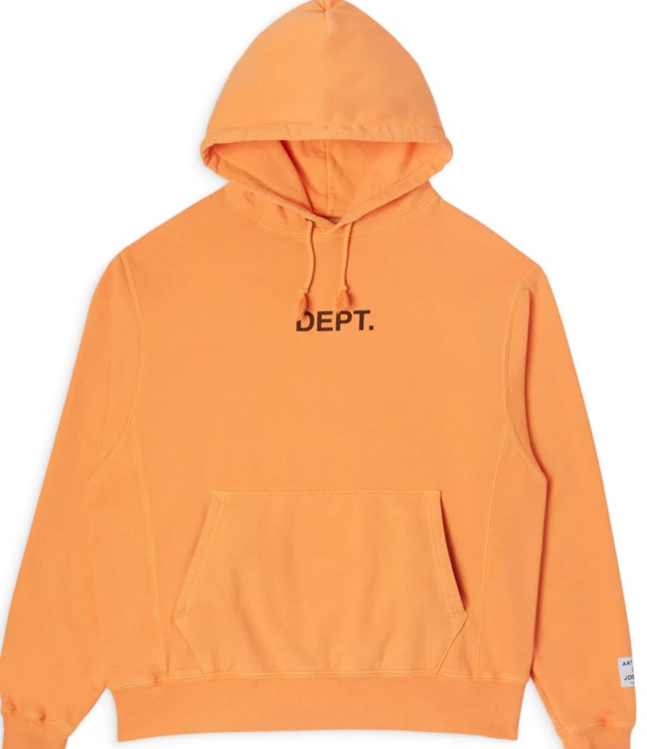 DEPT LOGO HOODIE orange