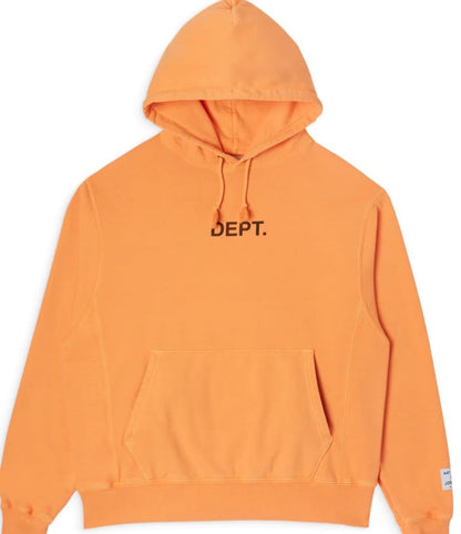 DEPT LOGO HOODIE orange