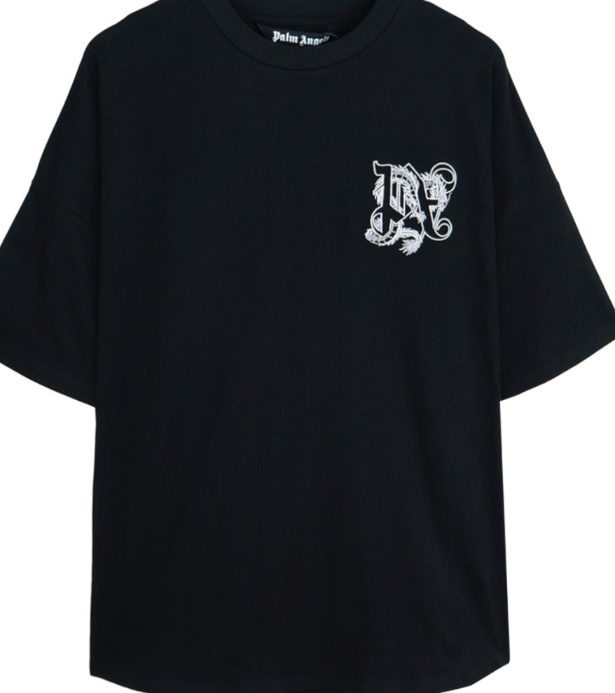 Palm Angels
dragon-monogram cotton T-shirt Black