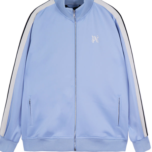 PALM ANGELS MONOGRAM CLASSIC TRACK JACKET LIGHT BLUE