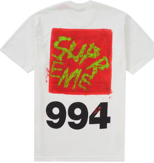 Supreme Paint Tee
White