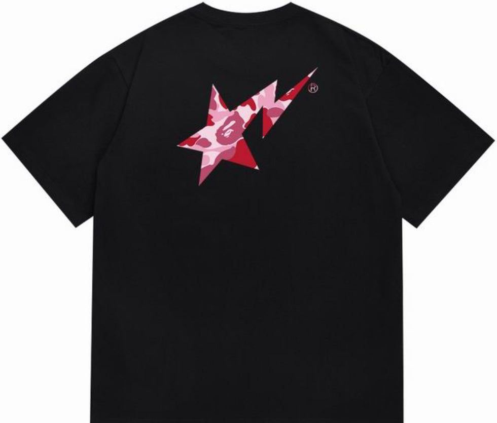 BAPE ABC Camo Bape Sta Logo Tee
Black Pink