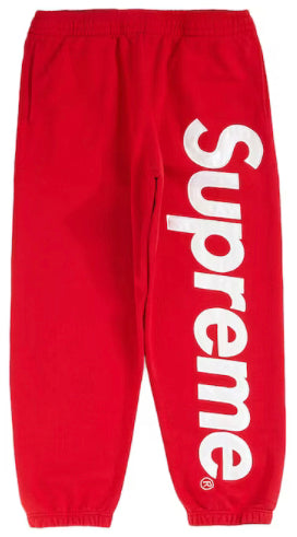 Supreme Satin Appliqué Sweatpant
Red