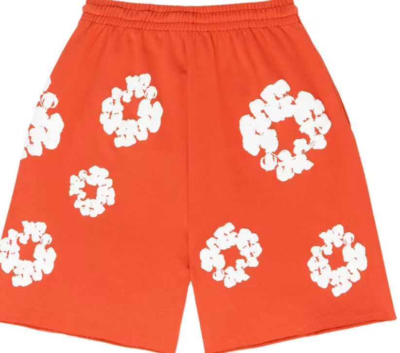 Denim Tears The Cotton Wreath Shorts
Orange