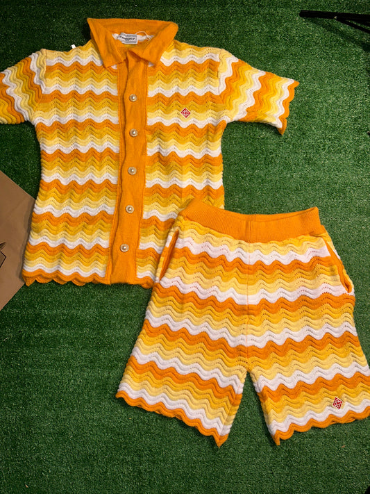 CASABLANCA
YELLOW/ORANGE Gradient Wavey Croche