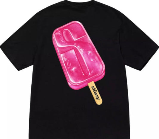 Stussy Popsicle Tee Black