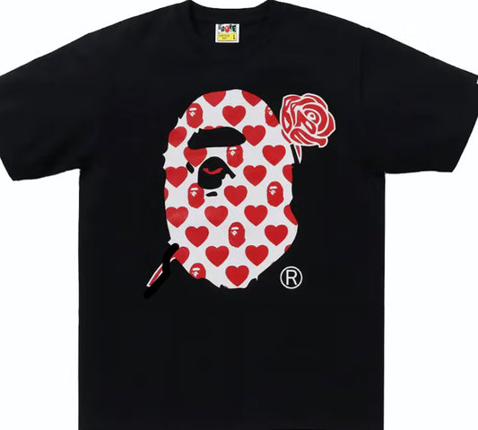 BAPE Valentine Ape Head Tee
Black