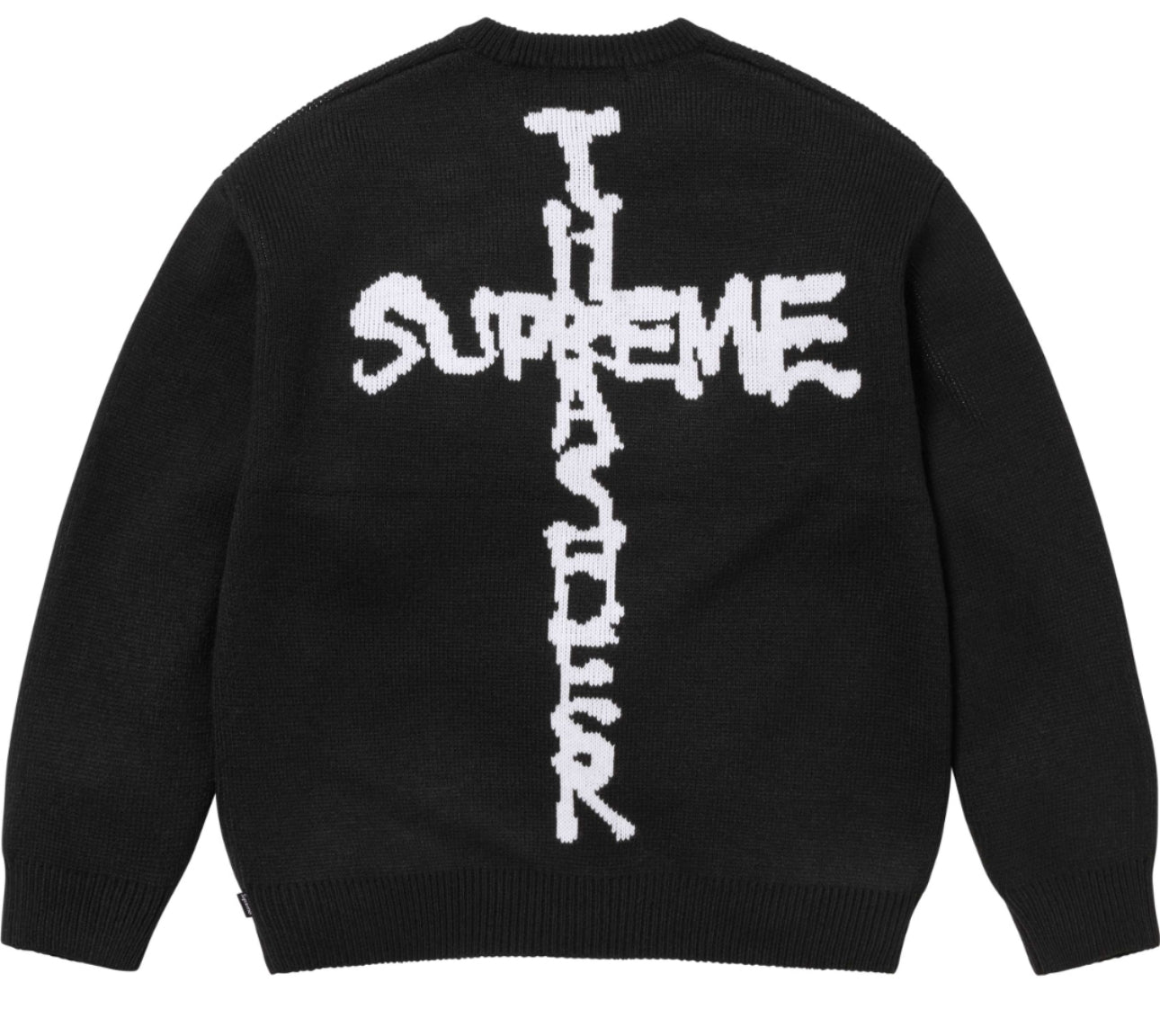 BLACK SUPREME X THRASHER SWEATER