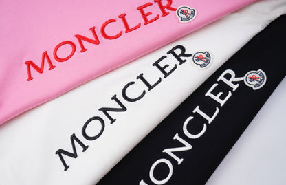 Moncler - Logo Cotton T-Shirt - Pink