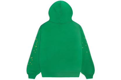 Green Sp5der Star OG Web V2 Hoodie