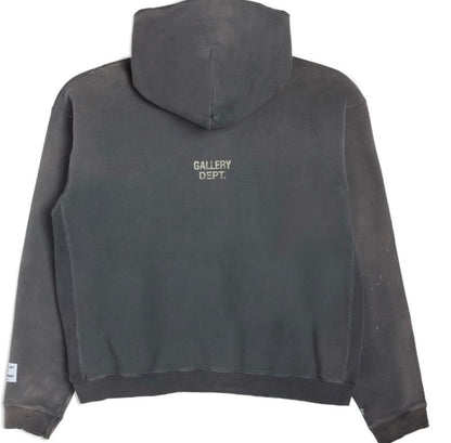 90'S RECYCLE HOODIE Washed Black