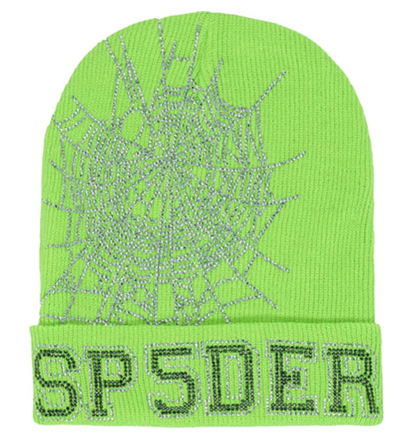 Sp5der Web Beanie 'Slime Green'