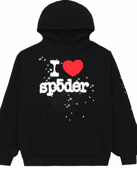 Sp5der I Heart SP5 Souvenir Hoodie
Black