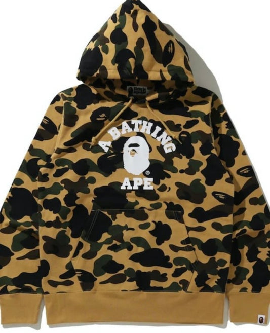 BAPE 1st Camo College Pullover Hoodie (SS21)