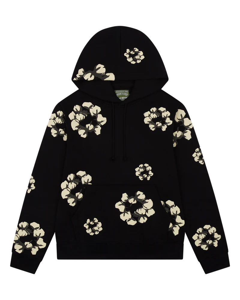 Cactus Tears Wreath Hoodie Black